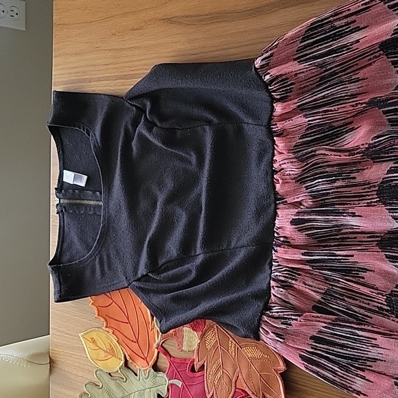 Xhikiration, S, Black and Patterned dress - Picture 1 of 4